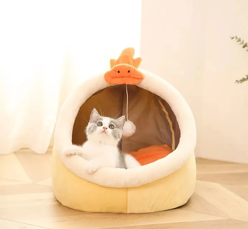 Deep Sleep Cat Bed – Foldable Removable Washable Design