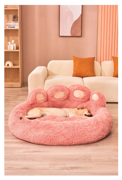 Pet Fluffy Large Dog Bed Sofa – Comfortable and Breathable Kennel Mat