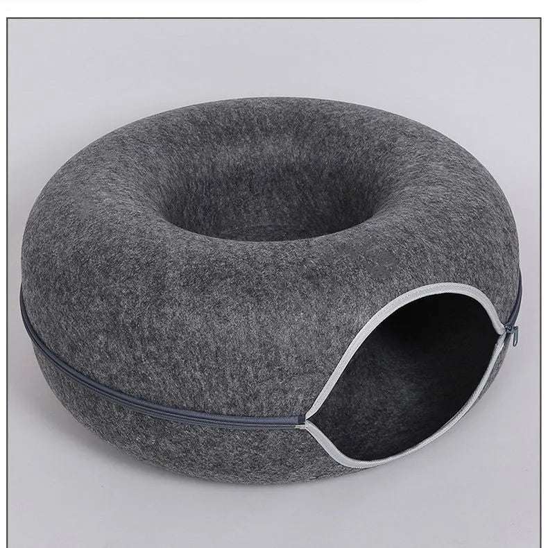 Donut Tunnel Cat Bed