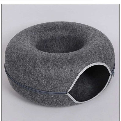 Donut Tunnel Cat Bed