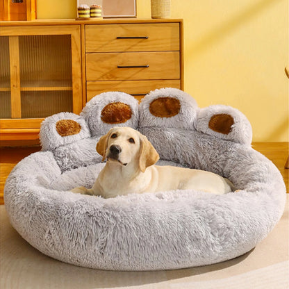 Pet Fluffy Large Dog Bed Sofa – Comfortable and Breathable Kennel Mat