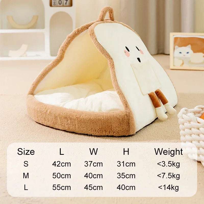 Bread-Shaped Pet Bed