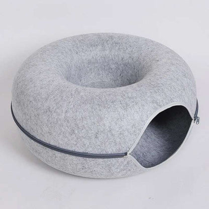 Donut Tunnel Cat Bed