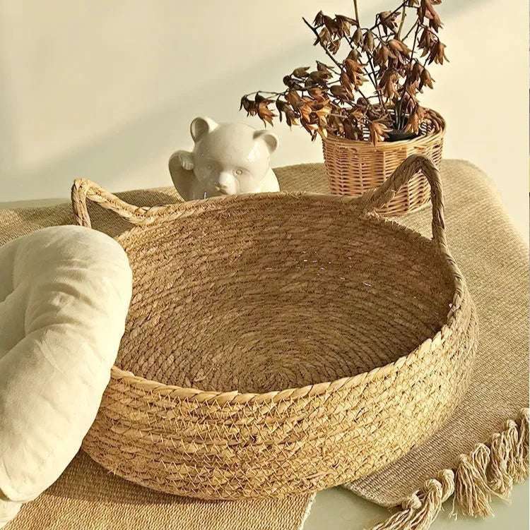 Handwoven Rattan Cat Nest