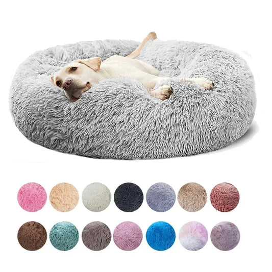 Cat Bed – Super Soft Plush and Washable Donut Design