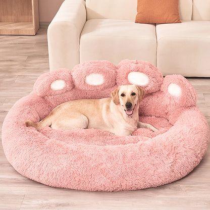 Pet Fluffy Large Dog Bed Sofa – Comfortable and Breathable Kennel Mat